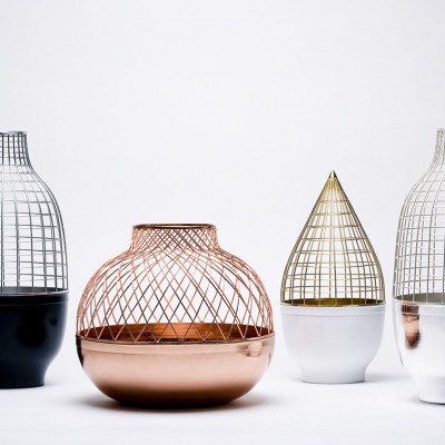 Grid vases for Gaia & Gino