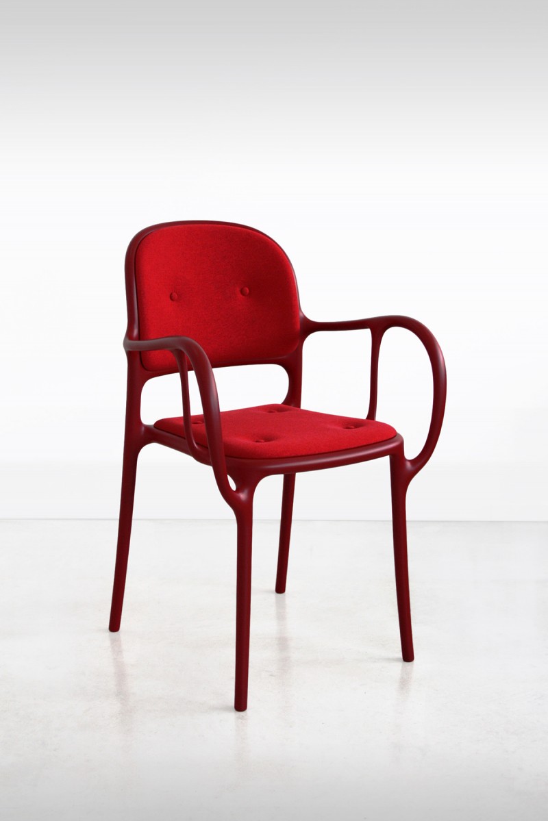 Milà Chair Red Cushion 